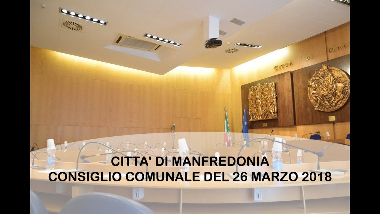 Archivio Consiglio Comunale Manfredonia del 26-03-2018