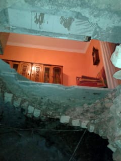 Carpino, crolla solaio di un appartamento: tre persone ferite“