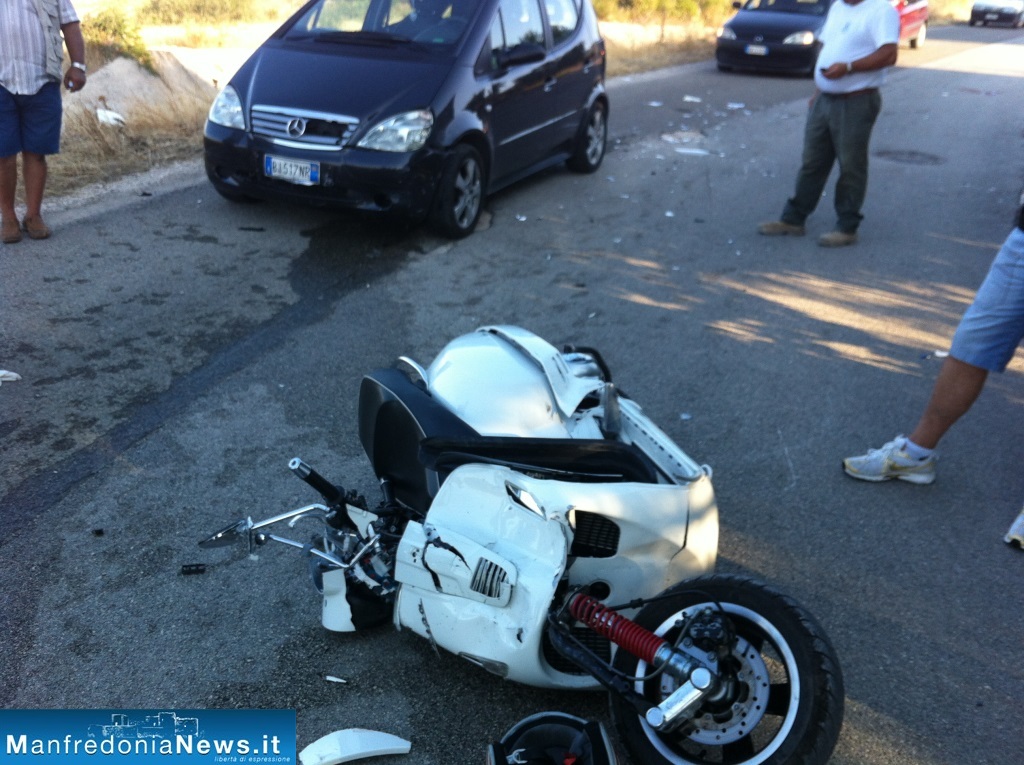 Incidente sulla strada per Mattinata