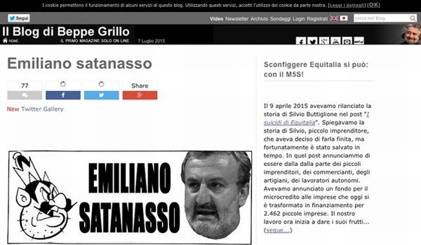 Nomine assessori: M5S diffida Emiliano e Grillo ironizza sul Presidente