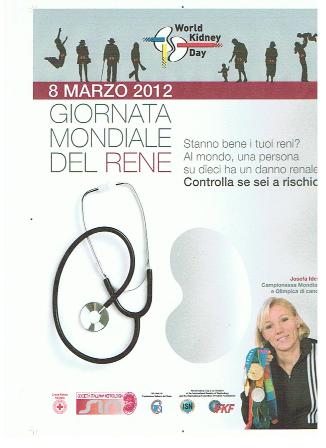 8 MARZO, GIORNATA DEL RENE: INIZIATIVA CRI, AVIS E UNITA' DIALISI 8 MARZO, GIORNATA DEL RENE: INIZIATIVA CRI, AVIS E UNITA' DIALISI
