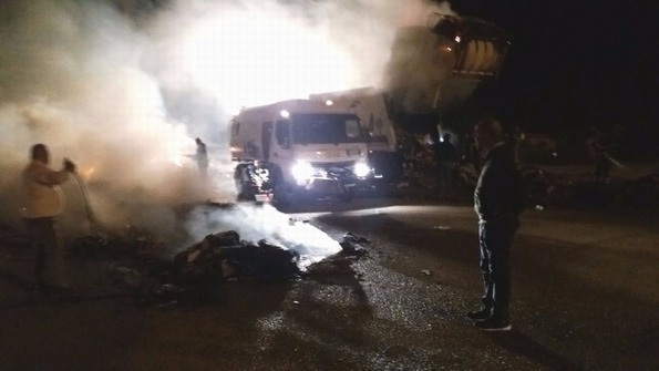 Manfredonia, a fuoco auto in via Carso