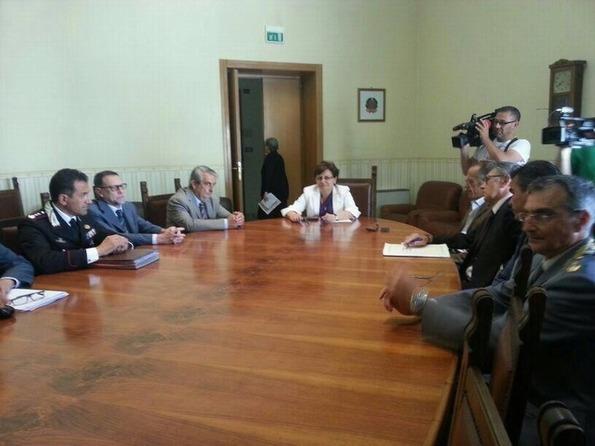 Il vertice sulla sicurezza: " più forze dell´ordine a Foggia e in provincia"