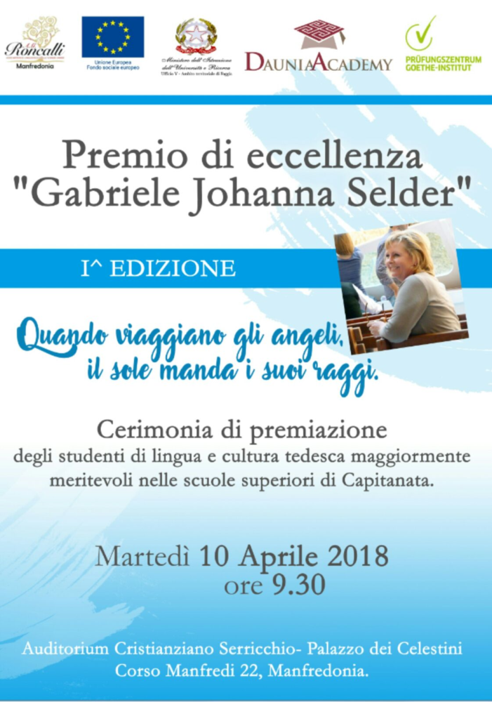 Premio di eccellenza Selder, cerimonia di premiazione