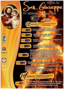 Mattinata: Gran Falò di San Giuseppe