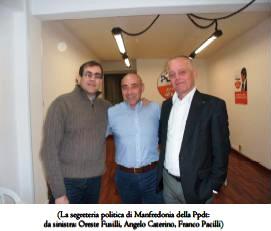 La Puglia prima di tutto’ di Manfredonia struttura la Segreteria Cittadina