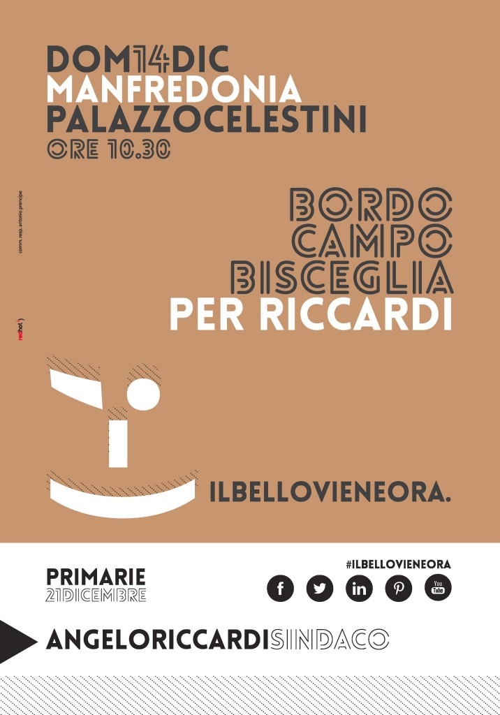 Verso le primarie, domenica incontro pubblico di Riccardi a Palazzo Celestini