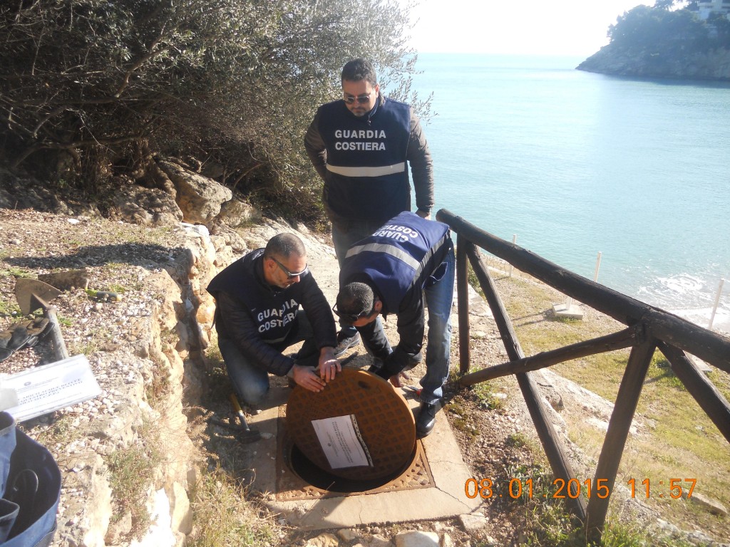 Mattinata;scarichi in mare, sequestrata conduttura hotel Mattinata;scarichi in mare, sequestrata conduttura hotel