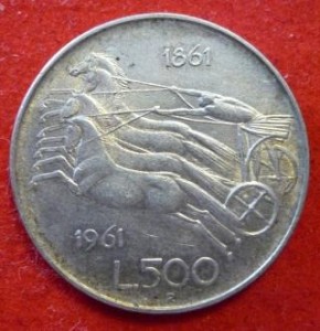 Vendo monete 500 lire