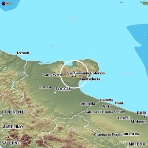 Terremoto all’Alba sul Gargano: Magnitudo 2,5 Terremoto all’Alba sul Gargano: Magnitudo 2,5