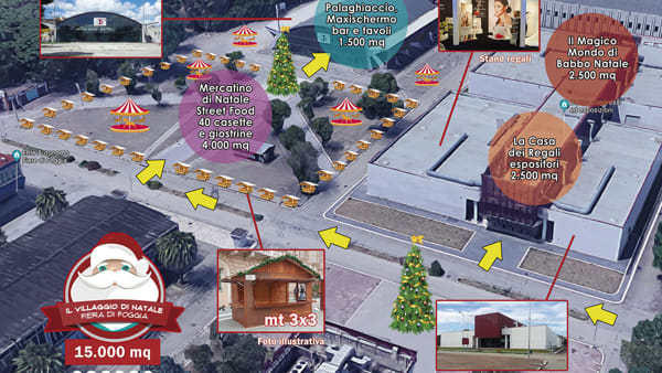 Foggia, il 'Villaggio di Natale' più grande del Sud in Fiera