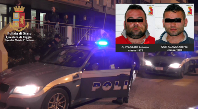 Mafia del Gargano, colpiti i beni dei “Baffino”: auto e terreni. Mafia del Gargano, colpiti i beni dei “Baffino”: auto e terreni.