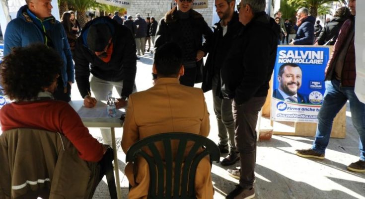 RACCOLTA FIRME #SALVININONMOLLARE, ZAPPONETA SUPERA FOGGIA. L’EFFETTO RIONTINO