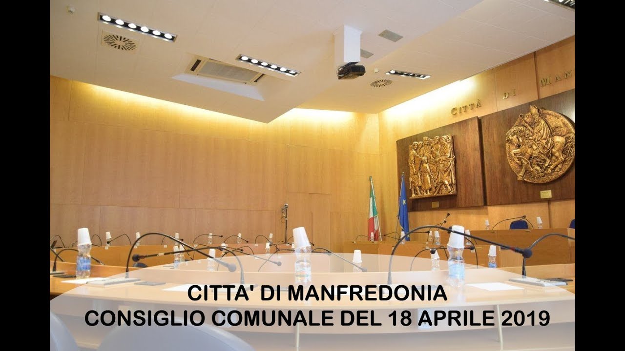 Archivio Consiglio Comunale di Manfredonia del 18 04 2019