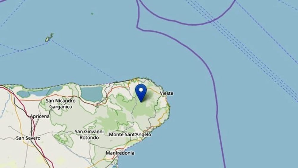 Terremoto Gargano 28 luglio 2019 Terremoto Gargano 28 luglio 2019