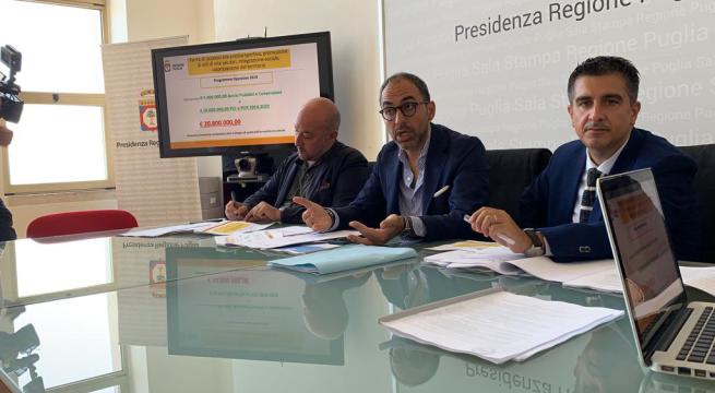 Regione Puglia investe 21mln di euro per lo sport nel 2019